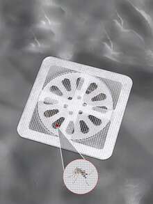 1 件优质排水过滤器、淋浴和浴缸毛发收集器 - 易于安装、一次性排水盖，适用于淋浴、水槽和洗衣房，易于使用，毛发塞 - 灰色 - 查看 3