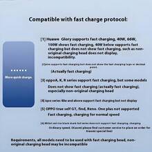 Super Fast Charging Cable With LED Digital Display, Fast Charge Data Line, USB C Type-C Compatible With IPhone 16, 16 Pro Max, 15, 15 Plus, 15 Pro, 15 Pro Max,Compatible With Redmi, Compatible With OnePlus Type C Charger - Black - View 9