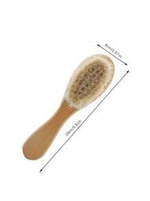 1pc Small Baby Soft Hair Brush, For Baby Face Washing & Hair Cleaning, Baby Shower Gift, Newborn Baby Supplies, Gift For Baby Boy And Girl