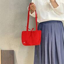 Women Top Handle Bags - 波爾多紅 - 查看 4