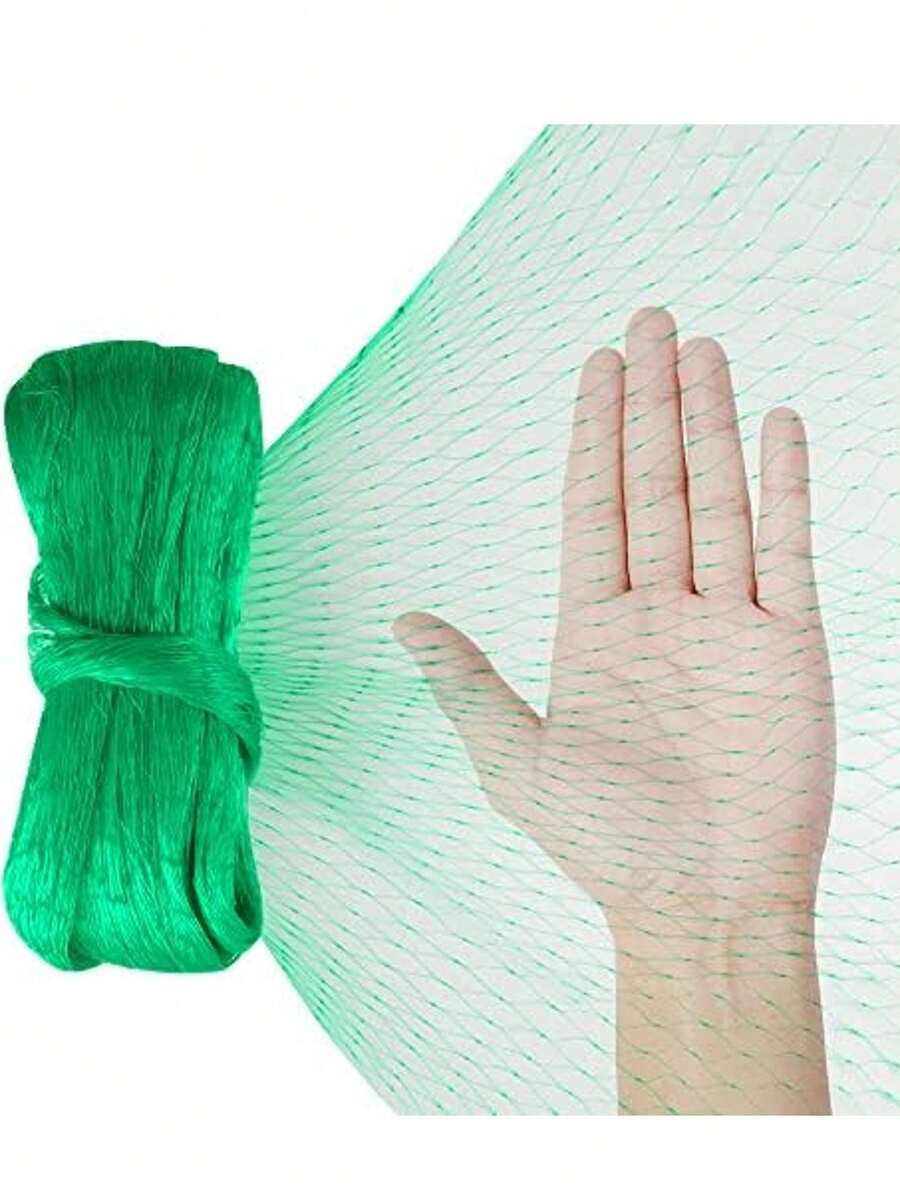 可重复使用的花园防鸟网，植物屏障网，用于保护果树和植物免受鸟类、蝉、松鼠和啮齿动物的侵害