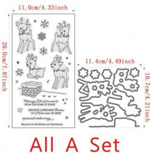 16 件圣诞装饰金属切割模具套装，碳钢模具工具，适用于切割、压花、剪贴簿、贺卡、家居装饰项目