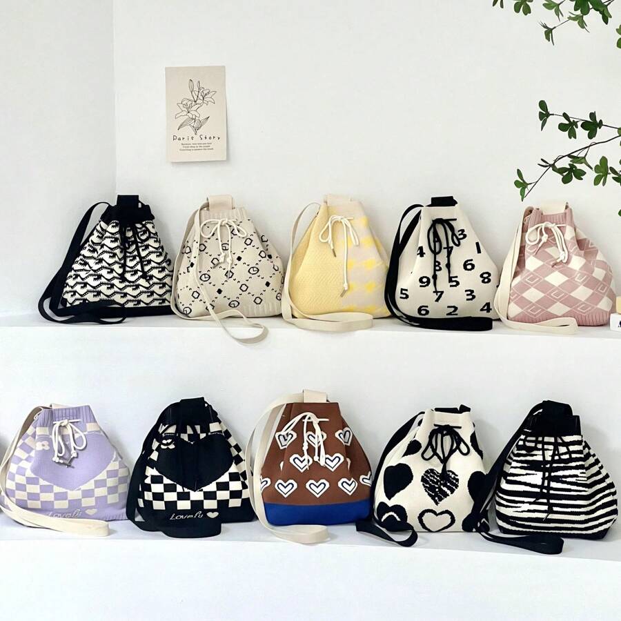 Women Shoulder Bags - 藍咖愛心 - 查看 1