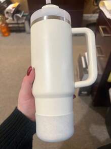 Compatible With Stanley Cup Accessories 1pc Silicone Tumbler Sleeve, Anti-Scratch And Dented Protective Cover , For 40oz & 30oz & 20oz Tumbler Travel Mugs, Protective Bling Silicone Boot Sleeve , Durable Protective Cover For Sports & Outdoor Activities, For Cup Black Pink Red Blue Purple Transparent Green - Multicolor - View 8