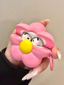 可爱粉色花朵 保护壳，柔软硅胶保护套，适用于 3/ Pro 2，防震时尚设计