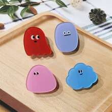 4pcs Random Cartoon Clips, Suitable For Daily Wear - Multicolor - View 7