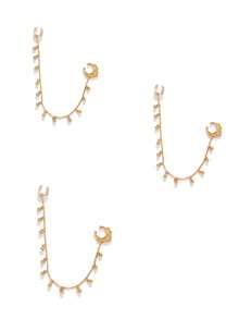 1 件铃铛和流苏鼻夹/耳夹，无需穿孔，适合男士和女士，优雅的礼物 - 彩色 - 查看 11