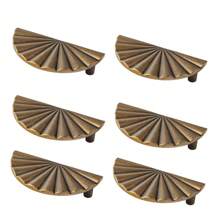 6 PCS Modern Simple Enclosure Type Solid Zinc Alloy Cabinet Drawer Handles,Drawer Knobs, Cabinet Handles, Wardrobe Cabinet Door Handles,Cupboard Handles, Home Decoration Essential Hardware And Hardware - Antique Brass - View 14