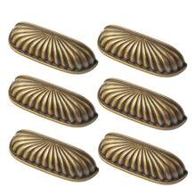 6 PCS Modern Simple Enclosure Type Solid Zinc Alloy Cabinet Drawer Handles,Drawer Knobs, Cabinet Handles, Wardrobe Cabinet Door Handles,Cupboard Handles, Home Decoration Essential Hardware And Hardware - Antique Brass - View 16