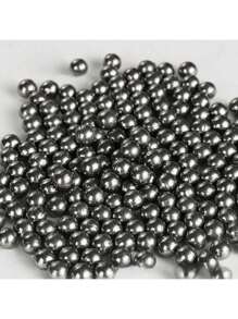 100pcs 0.9cm Outdoor Hunting Slingshot Ammo Balls, Suitable For Christmas, Outdoor Slingshot, Long Distance Shooting Practice, Enough Weight, Spherical Low Wind Resistance, High Accuracy