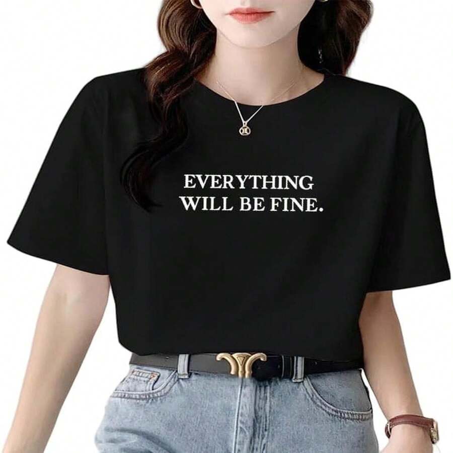 Women T-Shirts - 黑色 - 查看 1