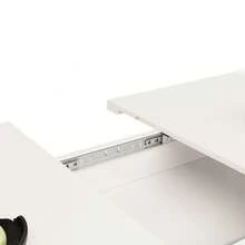 Dining Table & Chair Sets - White + MDF+Glass - View 5