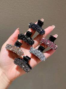 4/6/8pcs Women Wheat Ear Hair Clips, Bangs Clips, Elegant Small Size Hair Claws, Side Clips Small Hair Clips, Suitable For Casual And Outdoor Wear. Summer Accessory Set, Hair Accessories, Women Accessories, Back To School Headwear., School Stuff, College Fall Winter Claw Clip For Vacation Outfits Woman - Multicolor - View 10