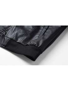 Giacca in ecopelle da uomo, giacca bomber da uomo, stile motociclista, vestibilità vintage, giacca in pelle da uomo, per motociclismo, attività all'aperto, per fidanzati, mariti, design professionale di giacche in pelle, giacca in pelle essenziale da uomo, regali di Natale, regali di Ognissanti, autunno/inverno, pile