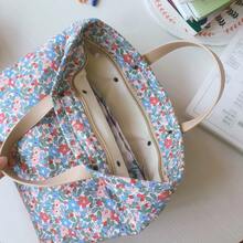 Women Tote Bags - 粉綠碎花 - 查看 6