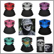 1pc Multifunctional Headband, Unisex Autumn/Winter Outdoor Riding Scarf, Versatile Dust-Proof Ghost/Skull Face Mask - Multicolor - View 2