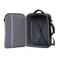 Korean Version Waterproof Men's Backpack High School Students Large Capacity Travel Leisure Business Computer Bag With Password Lock - Hitam - View 3