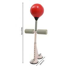 YUNRUX Punching Bags With Stand, Punching Bags For Teens And Adults, Boxing Equipment - Red - View 2