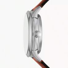 Fossil ساعة Townsman Vintage التلقائية للرجال ME3265 باللون الأخضر والرنيش البني S ساعة كاجوال مناسبة للارتداء اليومي هدية عيد ميلاد للرجال والأصدقاء