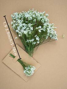 25/50/100/300pcs Preserved Baby's Breath Flowers, For Aromatherapy, Floral Arrangements, Home Decor, Hair Accessories, Wedding Wreaths