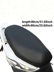 Waterproof Electric Scooter Seat Cover, Faux Leather Cushion Protector Suitable For All Seasons, Fits Various Electric Bicycles, Motorcycles And Scooters, Scooter Accessories - A - View 6