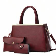 Women Top Handle Bags - 土黃色 - 查看 3