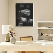 1pc Frameless Music Album Poster Album Cover Canvas Wall Art Poster Vintage Music Decoration, High Quality Print For Home Office, Rock Fan Gift, Durable Canvas Material, Music Theme Decoration, Iconic Rock Work, Christmas Decoration