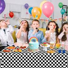 4-Pack Racing Car Tablecloths For Birthday Party Decorations, 54x108 Inch - Race Car - View 11