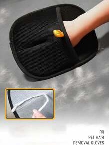 Style Pet Hair Remover, Quick Clean Removal For Dog And Cat Hair, 2-In-1 Pet De-Shedding Tool And Lint Brush, Double-Sided, Battery-Free Dog And Cat Fur Cleaning Comb Pet Hair Removal Gloves