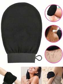 New 3 Pcs Deep Exfoliating Gloves For Smooth And Shiny Skin - Body Scrub Bath And Shower - Cleans Dead Dry Skin - Gentle And Effective Exfoliating Gloves, Korean Exfoliating Gloves, Exfoliating Gloves Visibly Remove Dead Skin, Bath Gloves - Multicolor - View 13