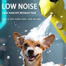 Máquina automática de burbujas para baño de mascotas, generador de burbujas para ducha de gatos y perros, generador de burbujas con un solo botón, máquina de espuma para mascotas