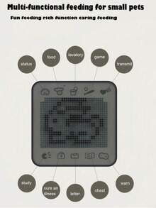 1pc Electronic Pet Game Console Black And White Screen 168 In 1 Pet Game Console New Handheld Electronic Classic Retro Game Console Keychain Backpack Pendant Decoration Virtual Pet Keychain Virtual Electronic Pet Keychain Game Keychain - Multicolor - View 8