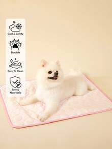 PETSIN Waschbare Hunde Kühlmatte aus Eisseide Kühlmatte für Hunde, selbstkühlende Decke für Haustiere, Hunde Kühlmatte für Innen- & Außenbereich, Autositze
