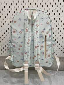 Nova Mochila Simples da Moda, Mochila Escolar Estilo Universitário Casual