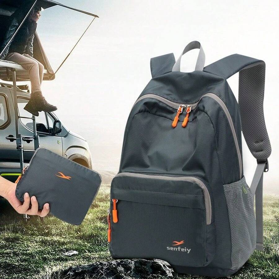 Outdoor Lightweight Backpack - Gris - Ver 1