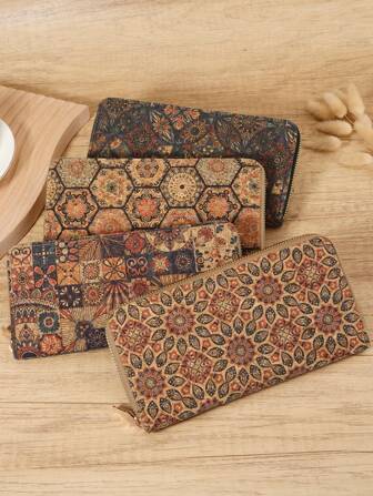 1pc Fashionable Long Purse With Multi Card Slots Long Wallet Phone Compartment And Stylish Design For Women - Ideal For Daily Use And Travel Wallet Purse Wallet Money Wallet Fall Autumn