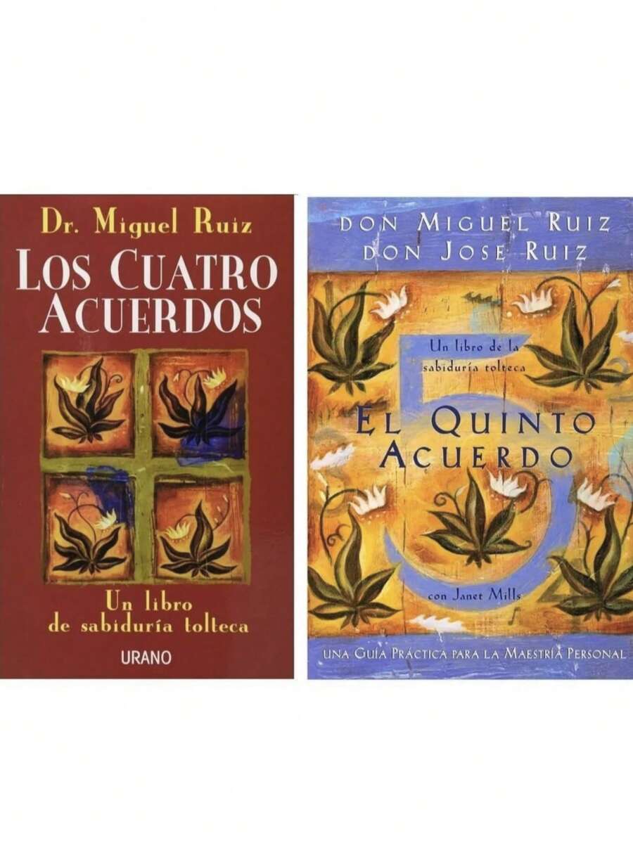 Libros Los Cuatro Acuerdos + El Quinto Acuerdo - Conjuntos - Ver 1