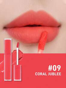 Rom&Nd Misty Gummy 唇彩、哑光持久唇部打底膏、丝滑果汁唇膏、韩国彩妆 - 09 CORAL JUBILEE - 查看 3