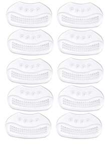 2/4/6/8个硅胶高跟鞋垫。防止脚跟滑落和磨脚。适用于运动鞋和皮鞋的鞋垫，半码鞋垫。适用于旅行、运动、户外、腰带、贴纸、男孩情人节心形女士情人节夏季清凉、海滩、旅行等身体护理。