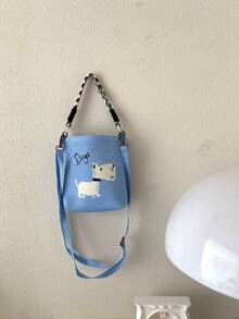 Women Top Handle Bags - SKU-12藍色小狗 - 查看 2