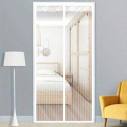 Magnetic Screen Door, Magnetic Closure Screen Door - Anti-Insect & Breathable, Thickened Mesh - Pet Friendly, Suitable For Front Door, Sliding Door