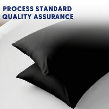 2pcs Plain Thickened Waterproof Pillow Covers (Pillow Insert Not Included), Soft & Comfortable, Pillow Protector, Waterproof & Washable, Suitable For Bedroom, Hotel, Dormitory Bedding