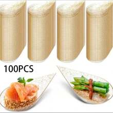 20/100/200 Pieces (Including Fork) Of Mousse Desserts, Cakes, Seasons, Dipping Sauces, Snacks, Parties, Birthdays, Weddings, Afternoon Tea, Desserts, Transparent Colored Cups, Suitable For Festivals And Birthday Celebrations