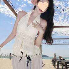 Swim Gear Sets - Camisole + Long Skirt - View 3