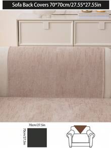1pc All Season Sofa Cushion Cover, Modern Minimalist Non-Slip Sofa Seat Pad, Dust-Proof And Washable Sofa Slipcover, Light Coffee Color, Soft And Fade-Resistant, Pet-Friendly, Fits L-Shaped Sofa And 1/2/3/4 Seater Sofa - Khaki - View 7