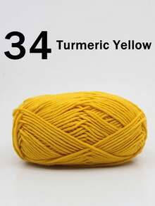 1/2支 5股混色乳白色腈纶纱线，50克/支，柔软多用途，中等粗细的乳白色纱线 - 非常适合手工编织、手工织造、DIY工艺品，可用于DIY钩编包、手提袋、围巾、帽子、毛衣、衣服、拖鞋、鞋子、玩偶、靠垫、钩编毯子、手工钩编项目、DIY小礼物、情人节礼物。