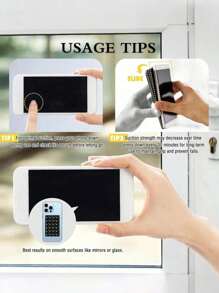 5 pezzi/1 set Supporto per telefono in silicone G, S Cup, Maniglia per cellulare senza mani, Stagna per pinzetta compatibile con e Android, è adatto per cover posteriore in vetro liscia del telefono cellulare, non per copertura posteriore a rovinosità del cellulare bianco + nero + rosa + trasparente + pasqua rosata per la primavera