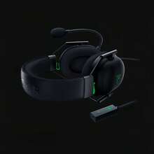 RAZER 旋風黑鯊V2專業遊戲耳機 空間音效技術 智慧調音，輕量化設計僅 記憶棉耳墊 職業選手同款 - V2(3.5mm+usb音效卡) - 查看 2