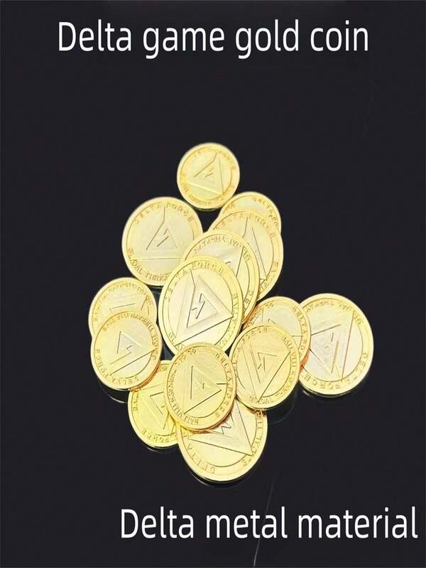 3pcs Game Coin Commemorative Coin Set, Metal Toy Collection Props