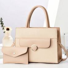 Women Shoulder Bags - 卡其 - 查看 2